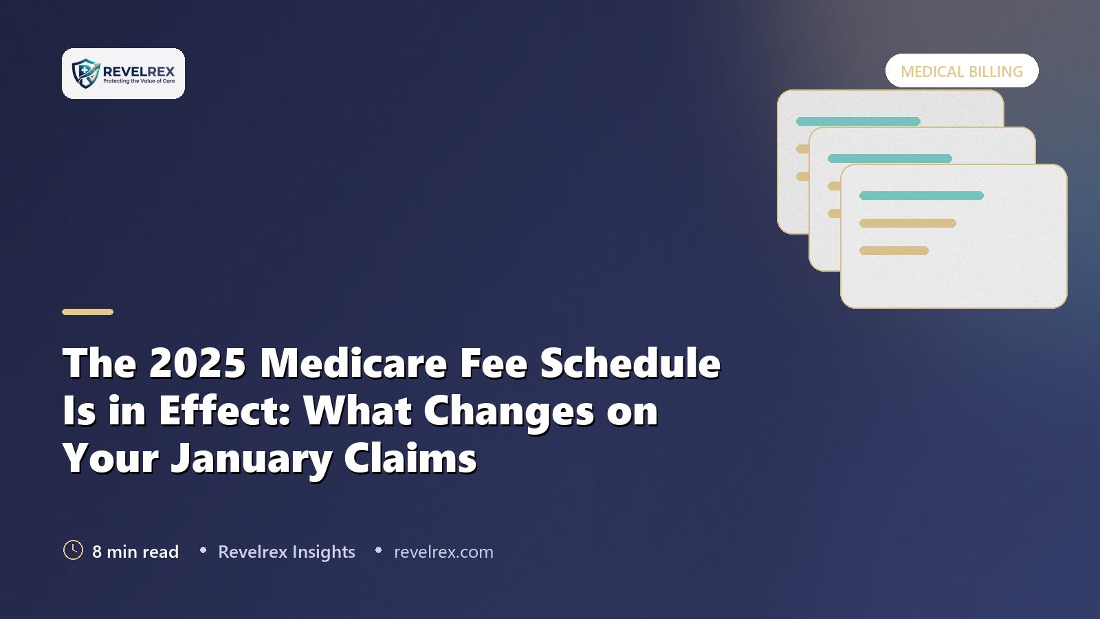 The 2025 Medicare Fee Schedule Is in Effect: What Changes on Your January Claims