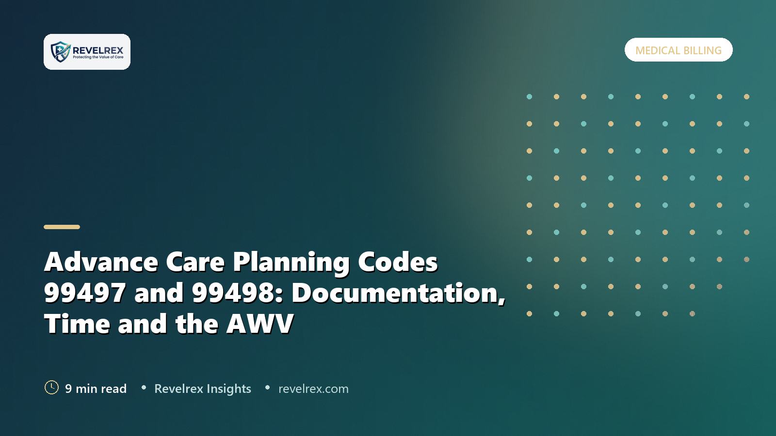 Advance Care Planning Codes 99497 and 99498: Documentation, Time and the AWV