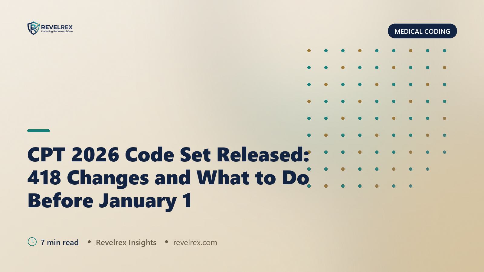 CPT 2026 Code Set Released: 418 Changes and What to Do Before January 1