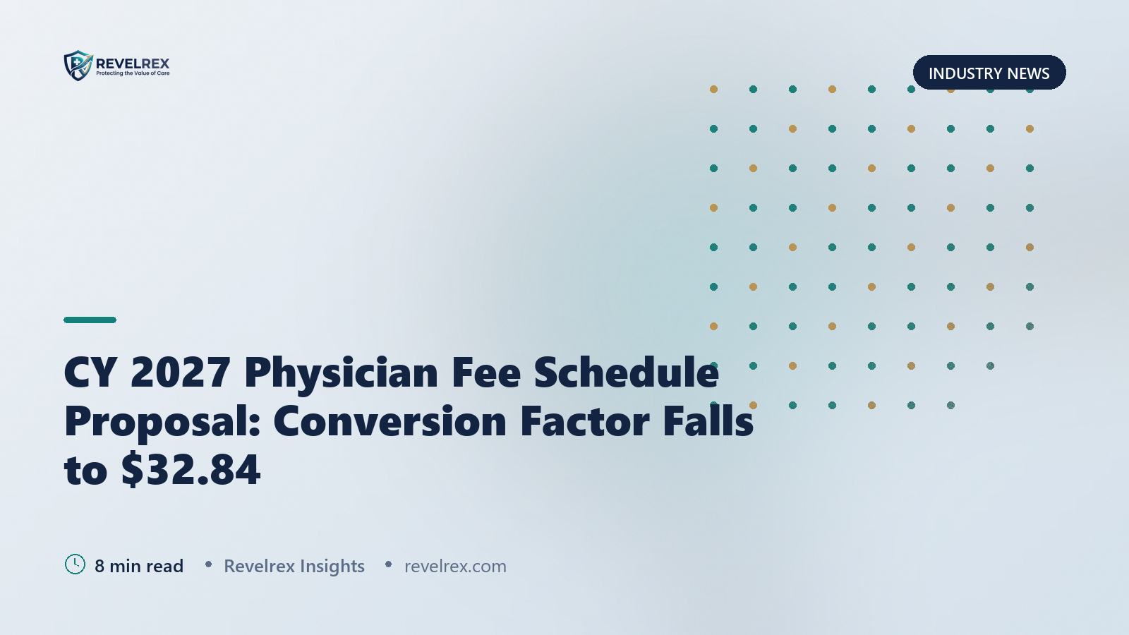 CY 2027 Physician Fee Schedule Proposal: Conversion Factor Falls to $32.84