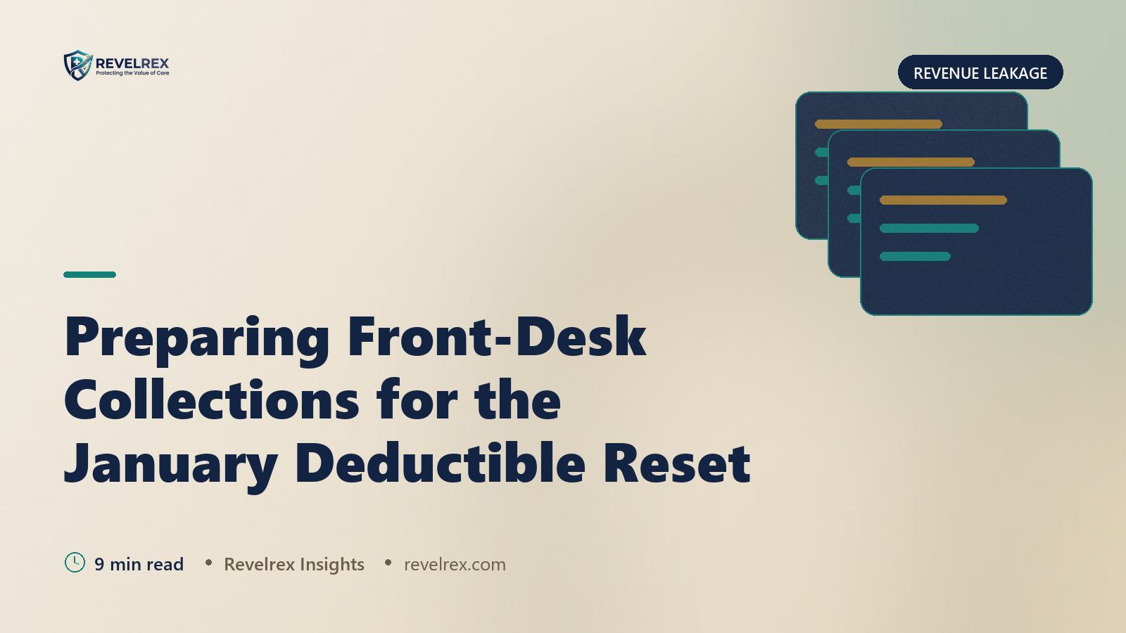 Preparing Front-Desk Collections for the January Deductible Reset