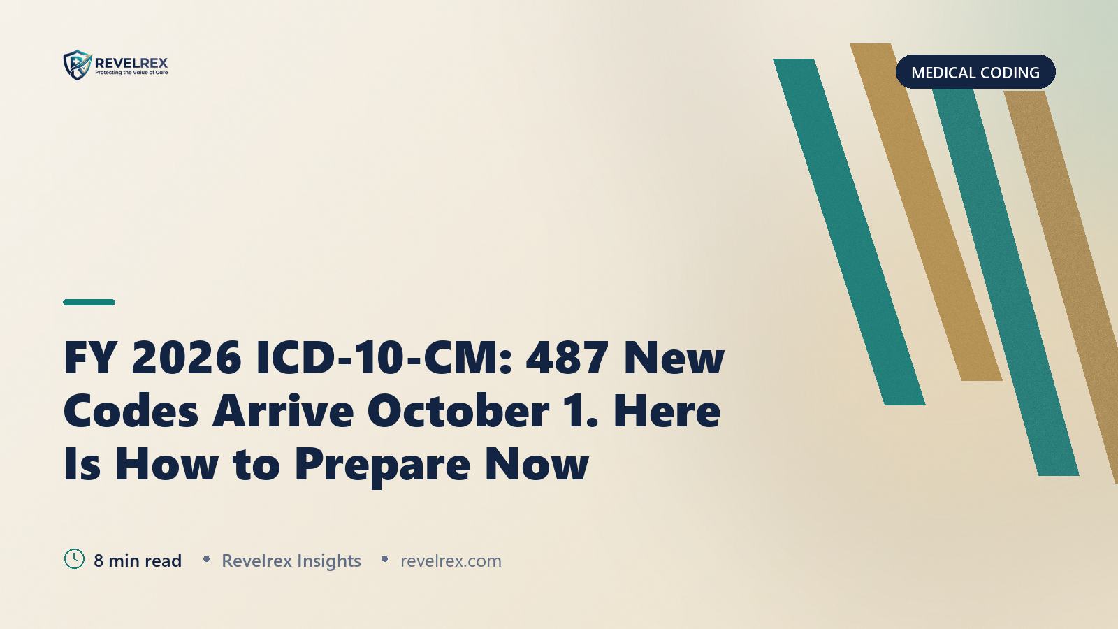 FY 2026 ICD-10-CM: 487 New Codes Arrive October 1. Here Is How to Prepare Now