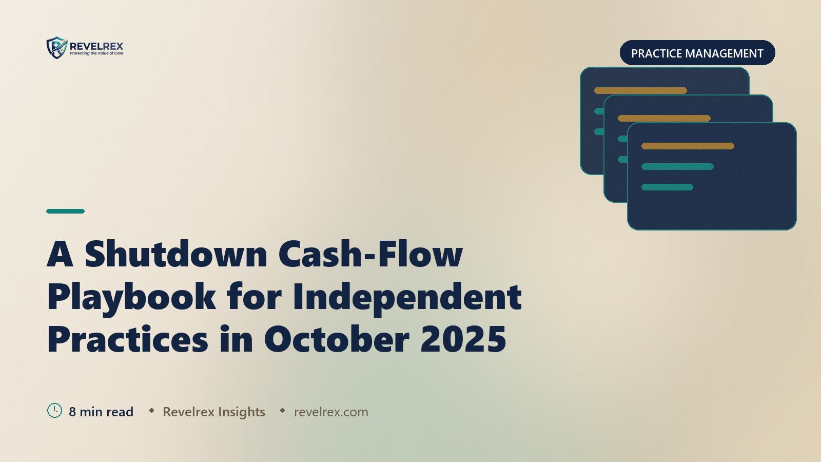 A Shutdown Cash-Flow Playbook for Independent Practices in October 2025
