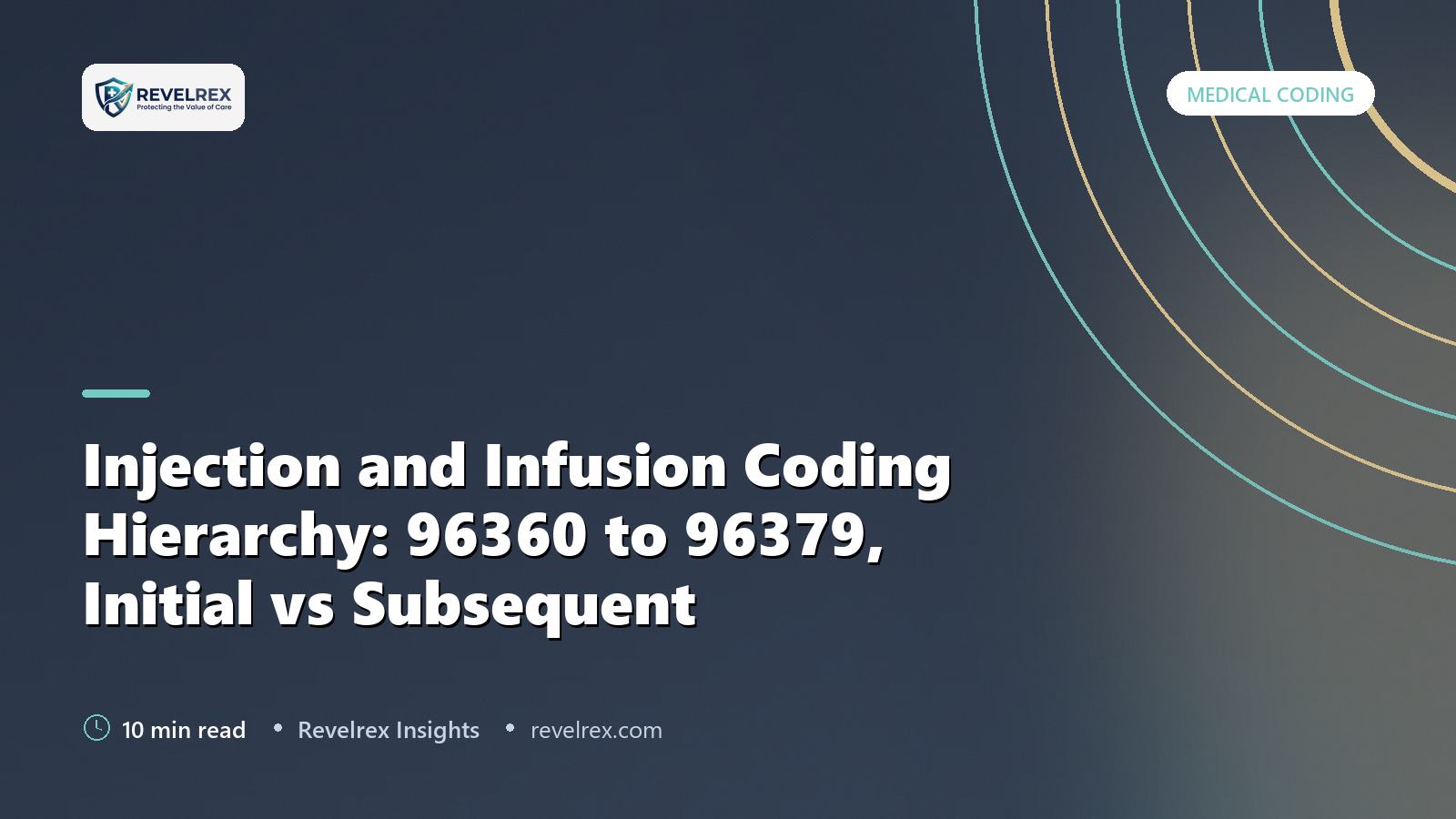 Injection and Infusion Coding Hierarchy: 96360 to 96379, Initial vs Subsequent