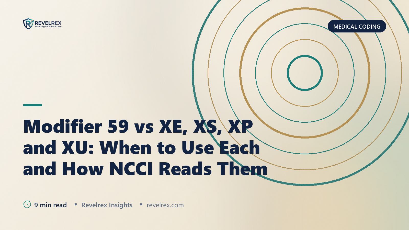 Modifier 59 vs XE, XS, XP and XU: When to Use Each and How NCCI Reads Them