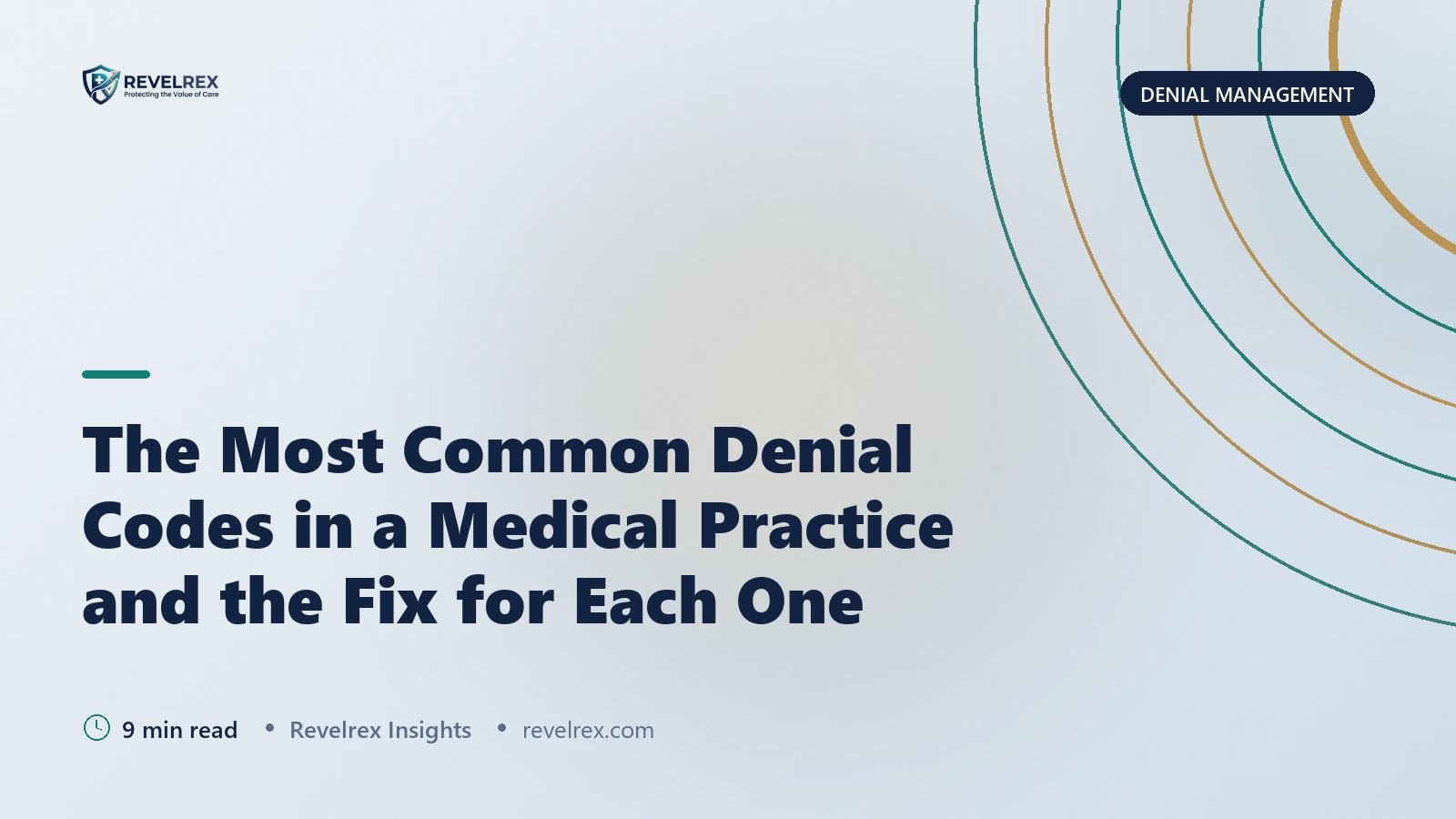 The Most Common Denial Codes in a Medical Practice and the Fix for Each One