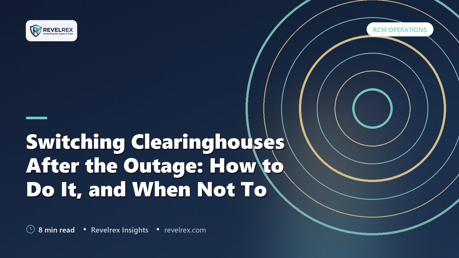 Switching Clearinghouses After the Outage: How to Do It, and When Not To
