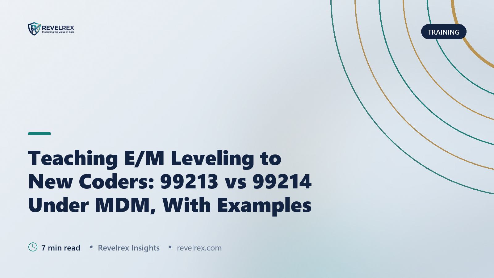 Teaching E/M Leveling to New Coders: 99213 vs 99214 Under MDM, With Examples