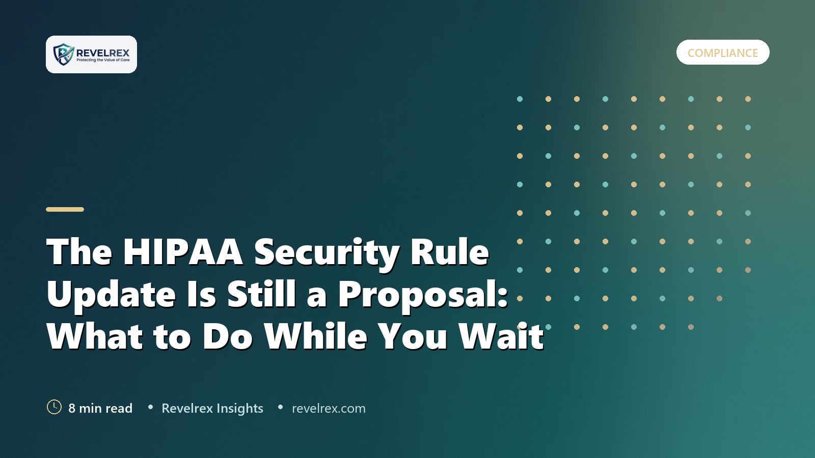 The HIPAA Security Rule Update Is Still a Proposal: What to Do While You Wait